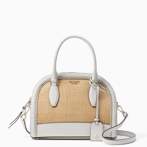 Kate Spade Reiley Straw Dome Satchel